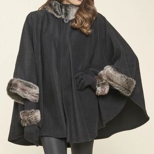 Parkhurst Fur trimmed Cape